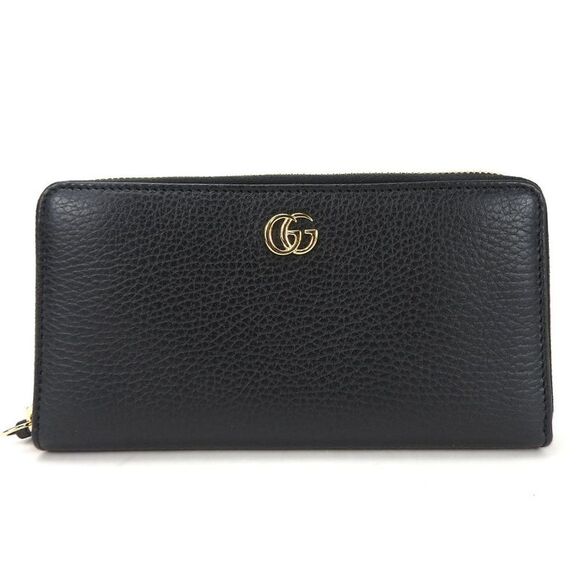 GUCCI GG Marmont Leather Zip Wallet - Picture 1 of 6